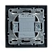 Переключатель 2-клавишный STEKKER  PSW10-9008-03, 250В, 10А, серия Эрна, черный - фото