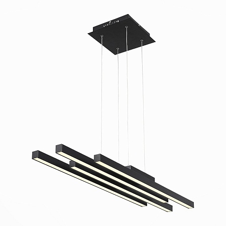 Люстра подвесная ST-Luce Черный/Белый,Черный LED 1*38W 3000K/4000K/6000K SL933.403.04 - фото