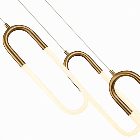 Светильник подвесной ST-Luce Латунь/Латунь, Белый LED 3*14W 3000K SL1579.303.03 - фото