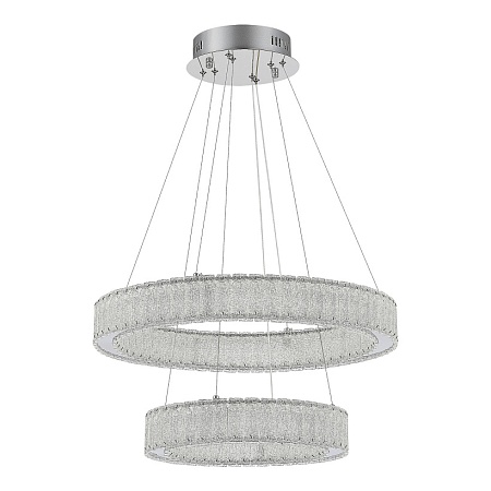Люстра подвесная ST-Luce Хром/Хром LED 2*50W 3000K SL6008.103.02 - фото