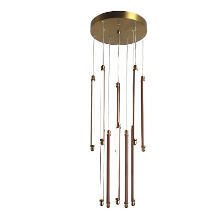 Светильник подвесной ST-Luce Латунь/Терракотовый, Белый LED 10*6,5W 3000K SL6225.303.10 - фото
