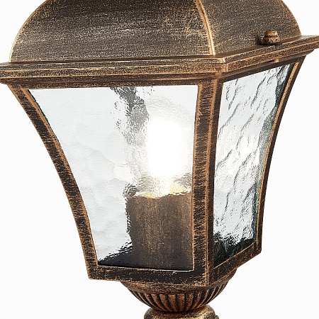 Светильник уличный наземный ST-Luce Бронза/Бронза, Прозрачный E27 1*60W SL082.205.01 - фото