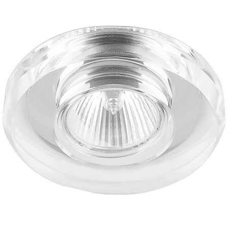 Светильник встраиваемый Feron DL8060-2 потолочный MR16 G5.3 серебристый - фото