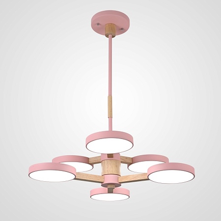 Подвесная Люстра Turna Dbl L6 Pink Imperiumloft 229081-26 - фото