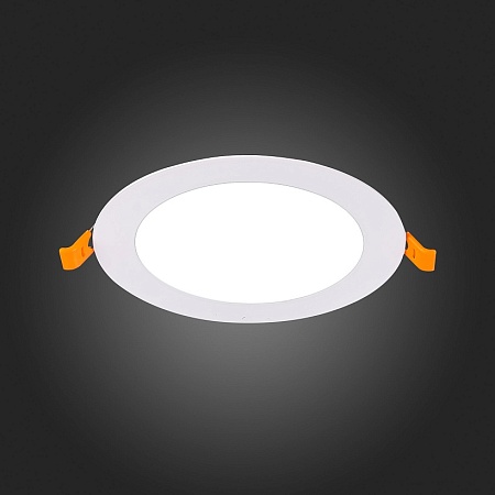 Св-к встр. Белый LED 1*9W 3000K 585Lm Ra80 110° IP20 D145xH8 90-265V ST209.538.09 - фото
