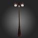 Светильник уличный наземный ST-Luce Кофейный/Кофейный, Прозрачный E27 3*60W SL083.705.03 - фото