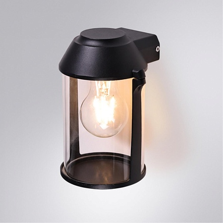 Уличный настенный светильник ARTE LAMP A8306AL-1BK - фото