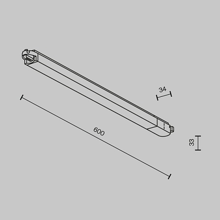 Трековый светильник Technical BASIS TR000-1-24W3K-B - фото
