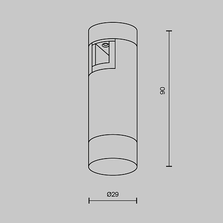 Трековый светильник Technical TR145-1-3W3K-W-BS - фото