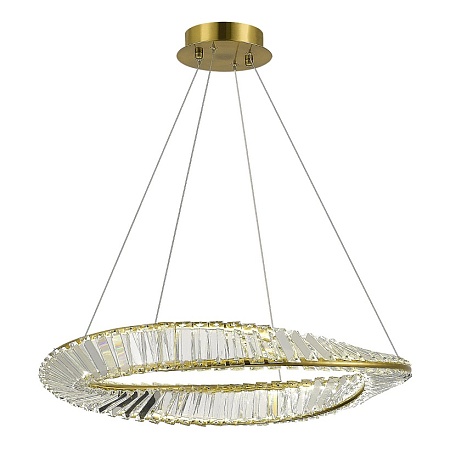 Светильник подвесной ST-Luce Латунь/Прозрачный LED 1*32W 4000K SL6204.301.01 - фото