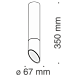 Потолочный светильник Technical C026CL-01B - фото