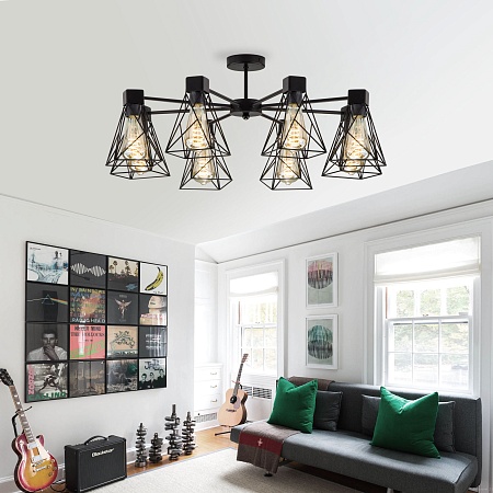 Потолочный светильник Eurosvet 70107/5 черный - фото