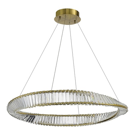 Светильник подвесной ST-Luce Латунь/Прозрачный LED 1*58W 4000K SL6204.321.01 - фото