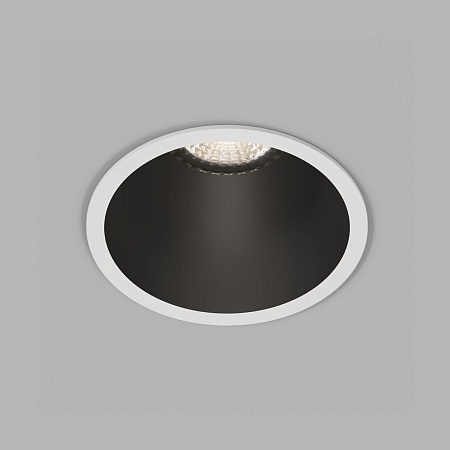 DK3026-WB Встраиваемый светильник, IP 20, 10 Вт, GU5.3, LED, белый/черный, пластик - фото