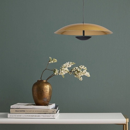 Светильник подвесной ST-Luce Золотистый,Черный/Золотистый LED 1*35W 3000K SL6502.203.01 - фото