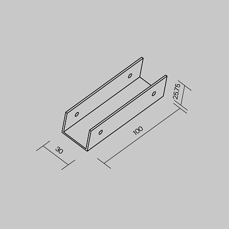 Комплектующие для профиля Outdoor O-TR001-SC180-W - фото