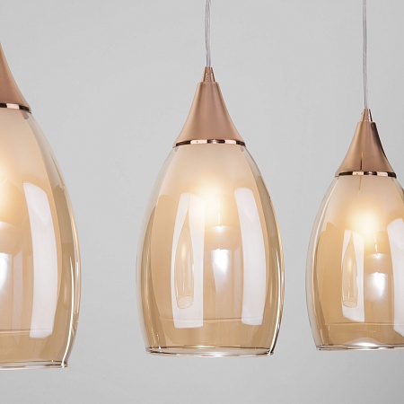 Подвесной акцентный светильник Eurosvet 50285/3 золото - фото