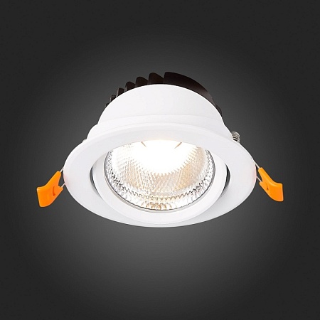 Св-к встр. Белый LED 1*10W 4000K 750Lm Ra80 36° IP20 D109xH65 220-240V ST211.548.10.36 - фото