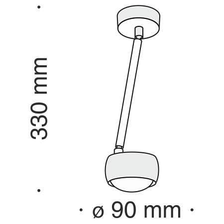 Потолочный светильник Technical MOD072CL-L8W3K - фото