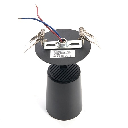 Светодиодный светильник Feron AL181 встраиваемый 12W 4000K черный - фото