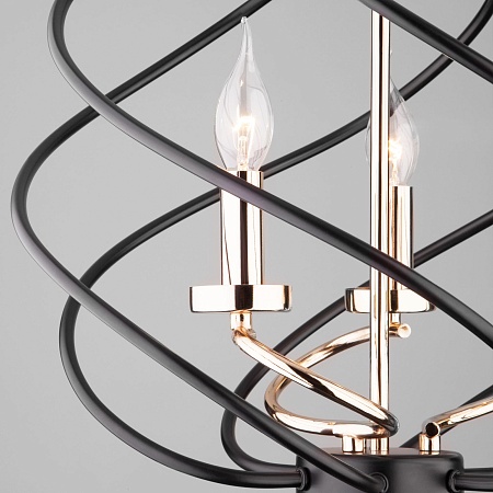 Подвесной светильник Eurosvet 60105/3 черный - фото