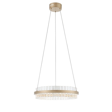 Светильник подвесной ST-Luce Золотистый/Золотистый, Прозрачный LED 1*34W 3000K SL383.203.01 - фото