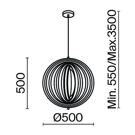 Подвесной светильник Maytoni Roots MOD197PL-01W1 - фото