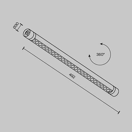 Светильник Technical C149CL-L500-12W3K-B - фото
