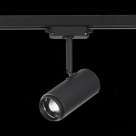 Св-к трек. Zoom Черный LED 1*12W 4000K 1 200Lm Ra>80 15-60° IP20 L137xW59xH179 170-240V ST600.446.12 - фото