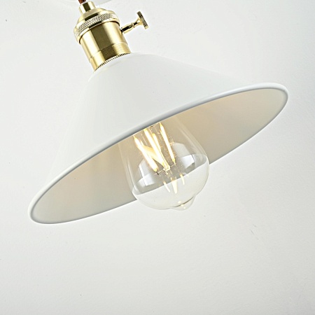 Бра С Подвесным Плафоном Braid Wall White Imperiumloft 167735-26 - фото