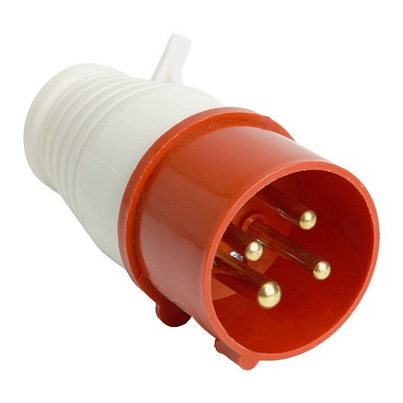 Вилка прямая ST-014 16А 380В 3P+PE IP44, PPG16-014-44, Stekker - фото