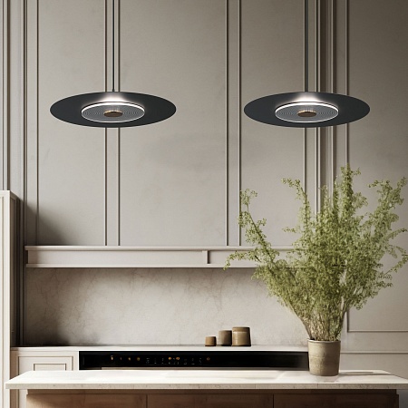 Подвесной светильник Eurosvet 40030/1 LED / черный - фото