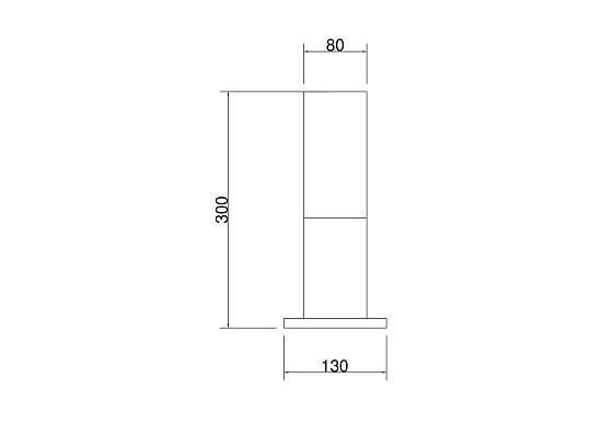 Ландшафтный светильник Outdoor O418FL-01B - фото