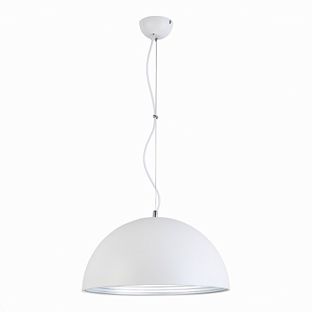 Светильник подвесной ST-Luce Белый/Белый, Серебристый E27 1*60W SL279.503.01 - фото