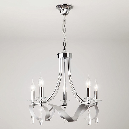 Подвесной светильник Eurosvet 60064/5 хром - фото