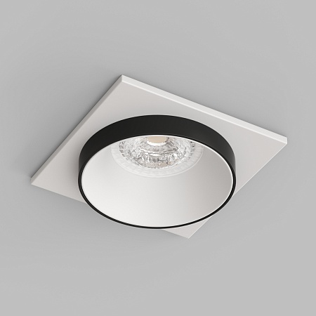 DK2402-BK Встраиваемый светильник, IP 20, 50 Вт, GU10, черный, алюминий - фото