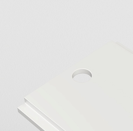 Крепление для троса 1шт Gravity белый - фото