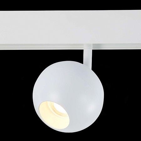 Магнитный трековый светильник Белый LED 1*12W 3000K 680Lm Ra>80 36° IP20 L120xW100xH195 ST354.536.12 - фото