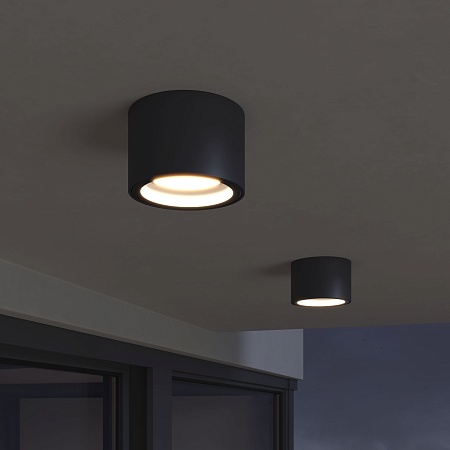 Уличный потолочный светильник Light 26231 IP54 35144/H черный Elektrostandard - фото