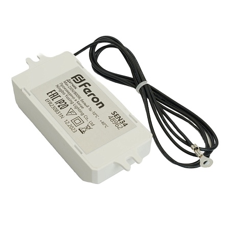 Датчик движения (касания) 230V 800W белый  с 1.5м кабелем SEN34, артикул 48962 - фото