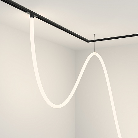 Трековая система Technical подвесная магнитная чёрная 200 TS-D-200-TR101-2-100W4K-B