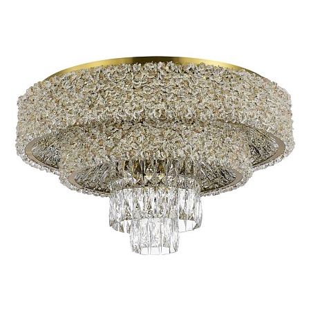 Светильник потолочный ST-Luce Латунь/Прозрачный, Янтарный E14 16*60W SL1637.302.16 - фото