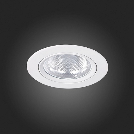 Св-к встр. Белый LED 1*24W 3000K 1 800Lm Ra80 36° IP20 D138xH88 220-240V ST211.538.24.36 - фото
