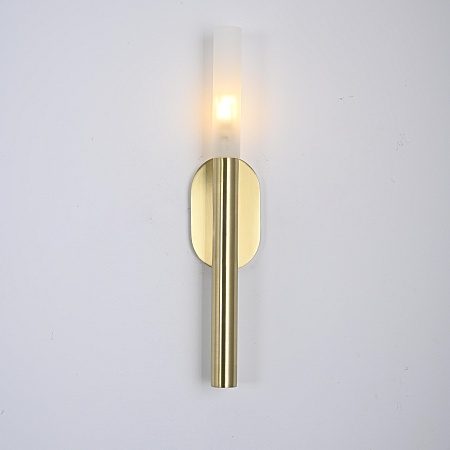 Бра Rousseau Small Bath Sconce Brass Imperiumloft 192930-22 - фото