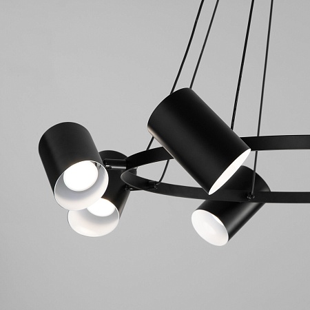 Подвесной светильник Eurosvet 70147/8 черный Smart - фото