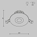 Встраиваемый светильник Technical Zen DL038-2-L7B - фото