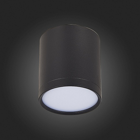 Светильник потолочный Черный LED 1*5W 3000K 390Lm Ra>90 120° IP20 D68xH75 170-240V ST113.432.05 - фото