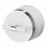 Переключатель/выключатель одноклавишный Vintage белый матовый/хром W5812050