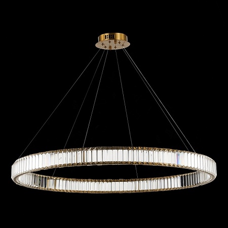 Люстра подвесная ST-Luce Латунь/Прозрачный LED 1*68W 4000K SL1622.313.01 - фото