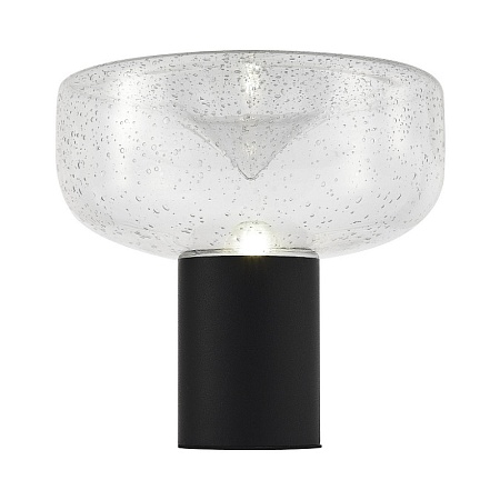 Прикроватная лампа ST-Luce Черный/С пузырьками воздуха E27 1*40W SL6014.424.01 - фото